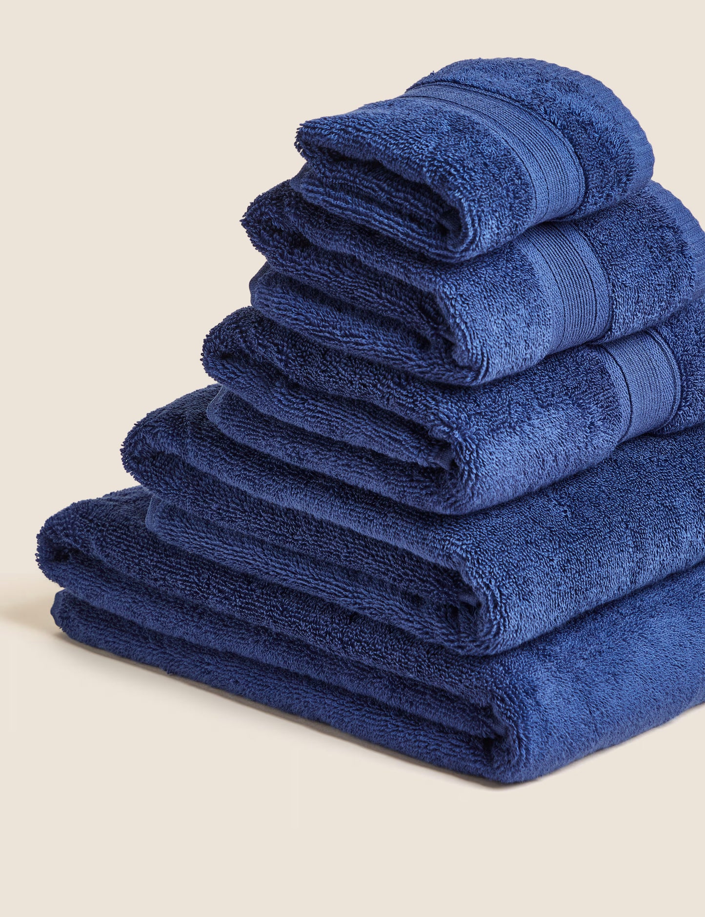 Blue Silver-Infused Luxury Gym Towel - Egyptian Cotton