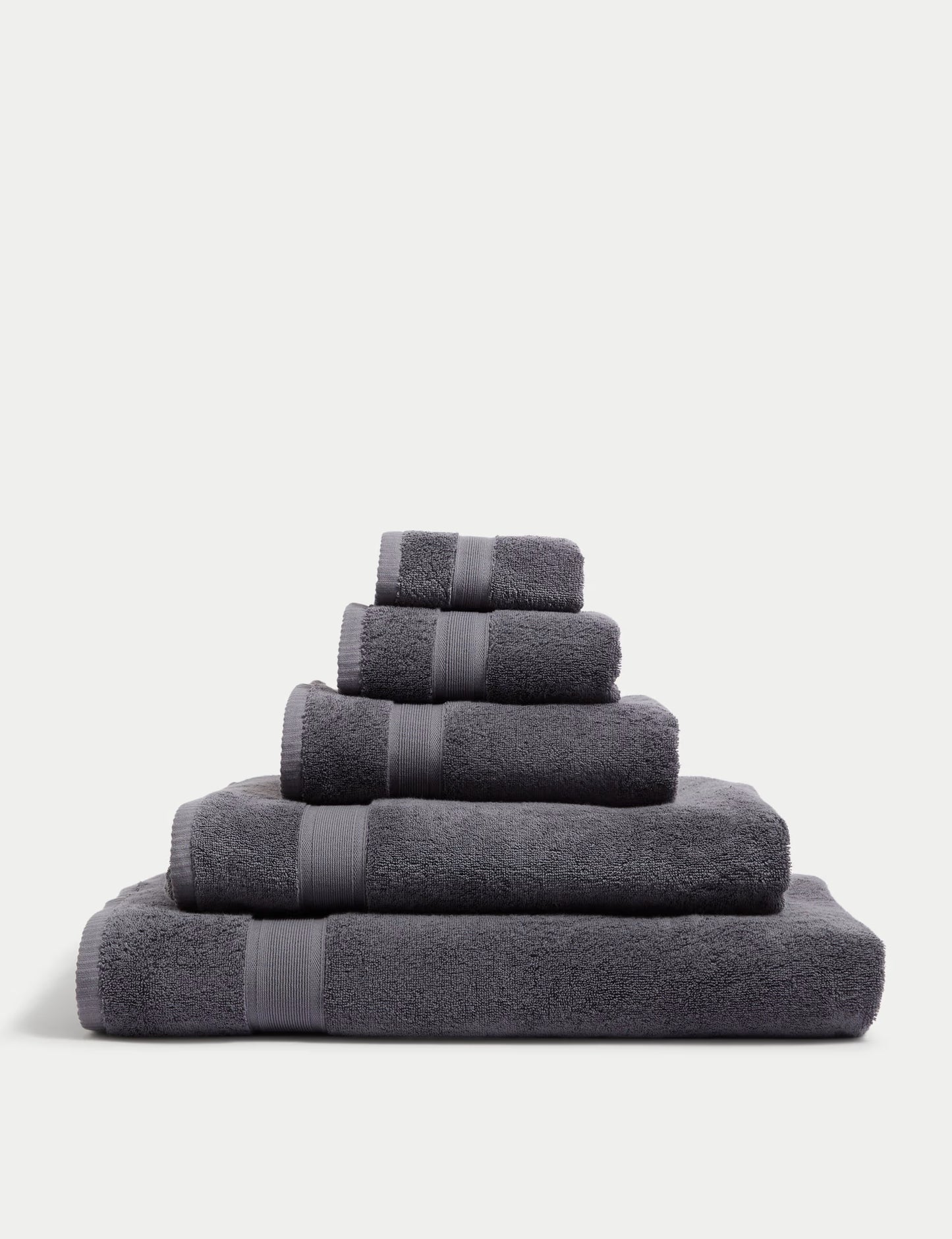 Grey Silver-Infused Luxury Bath Towel - Egyptian Cotton