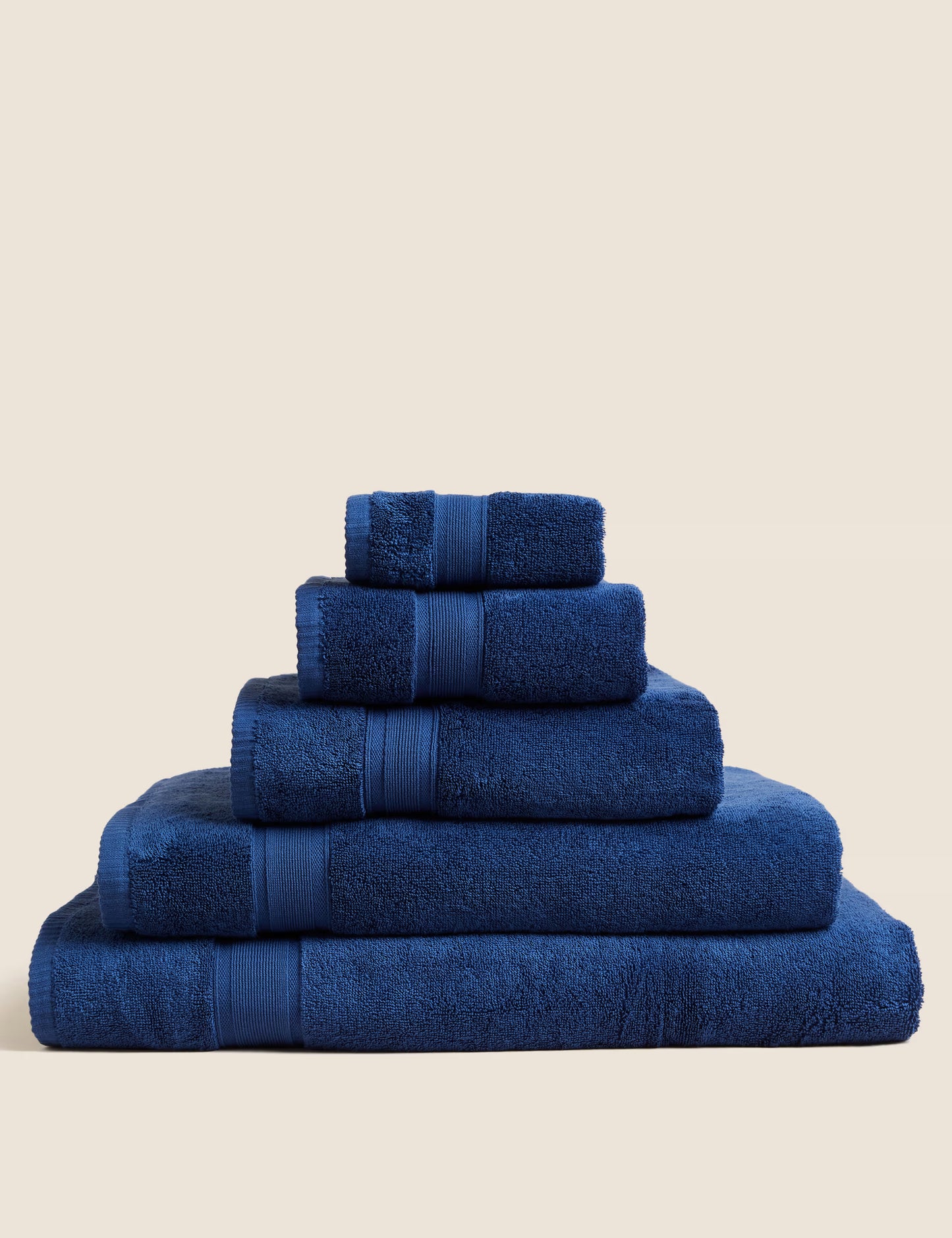 Blue Silver-Infused Luxury Bath Towel - Egyptian Cotton