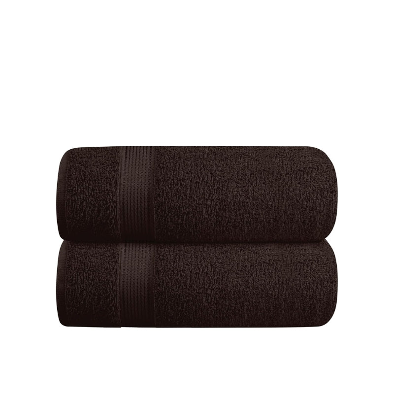 Brown Silver-Infused Luxury Bath Towel