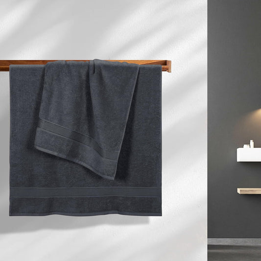 Grey Silver-Infused Luxury Bath Towel