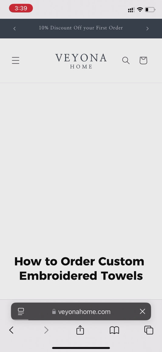 Custom Embroidered Silver-Infused Towel - Egyptian Cotton Bundle Pack